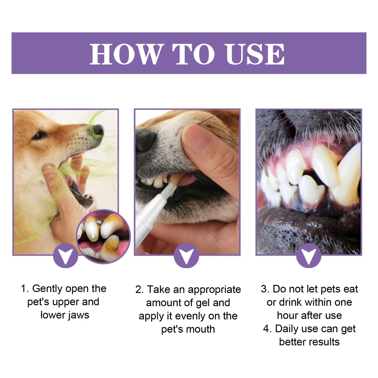 Pet Dental Gel — Fight Tartar & Bad Breath Without Brushing