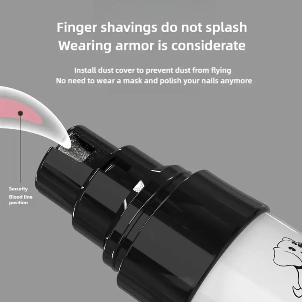 Quiet Electric Pet Nail Grinder — Stress-Free Trimming for Dogs & Cats
