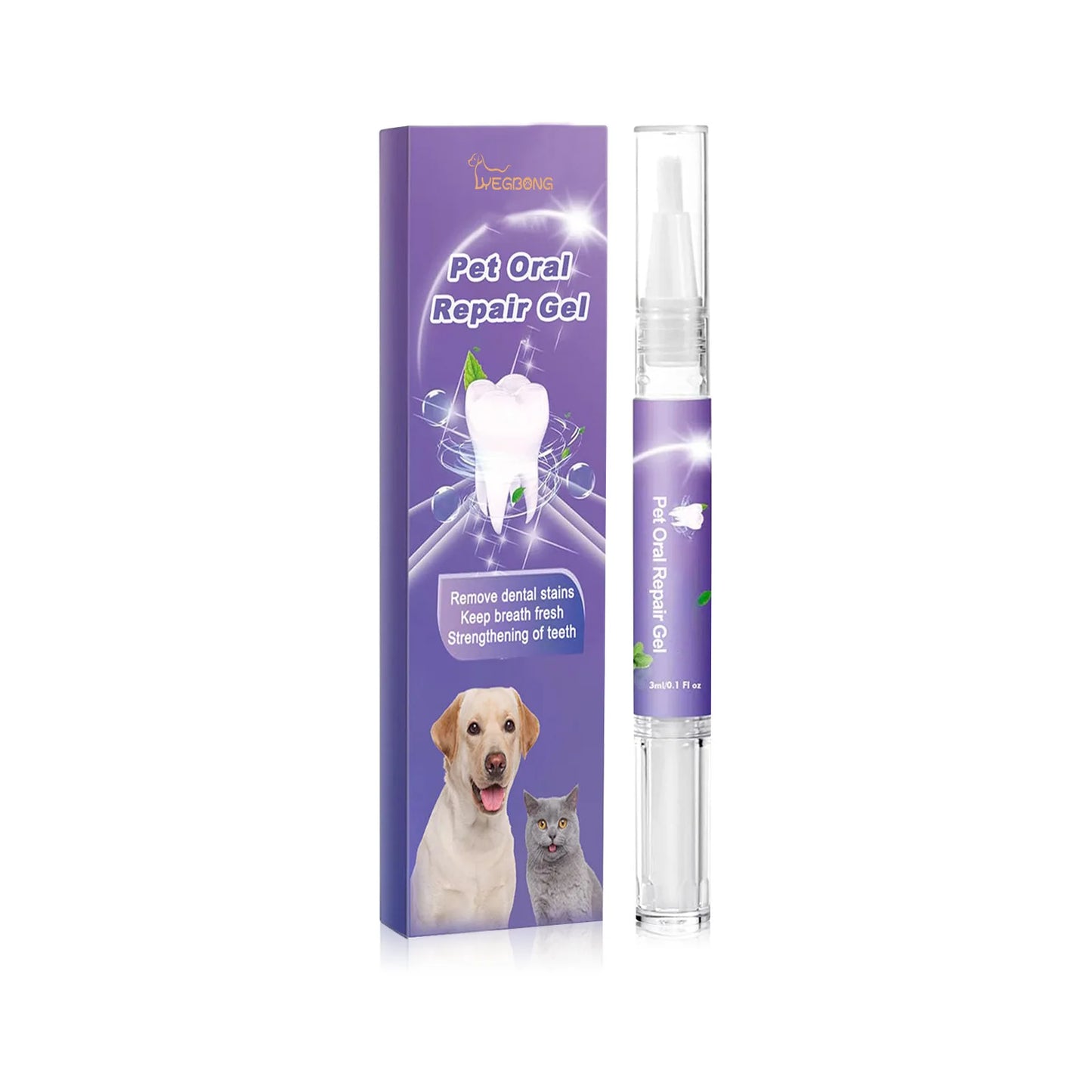 Pet Dental Gel — Fight Tartar & Bad Breath Without Brushing