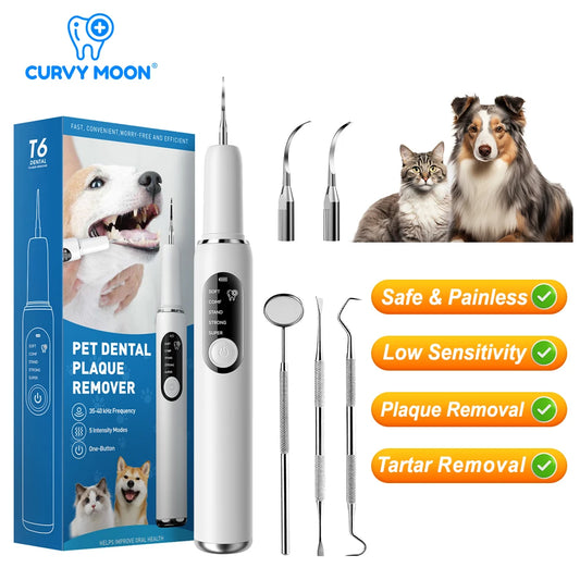 Ultrasonic Pet Dental Scaler — Vet-Style Plaque Removal at Home